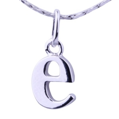 Silver Alphabet Pendant
